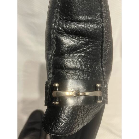 Gambinelli Made in Colombia size 42 black leather loafers - Picture 5 of 8